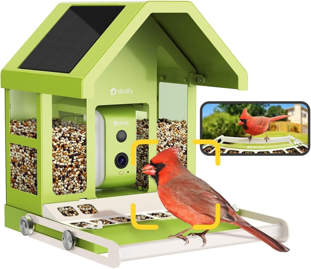 Birdfy Feeder Metal Karmnik dla ptaków z kamerą Ai z rozpoznawaniem NI-8172