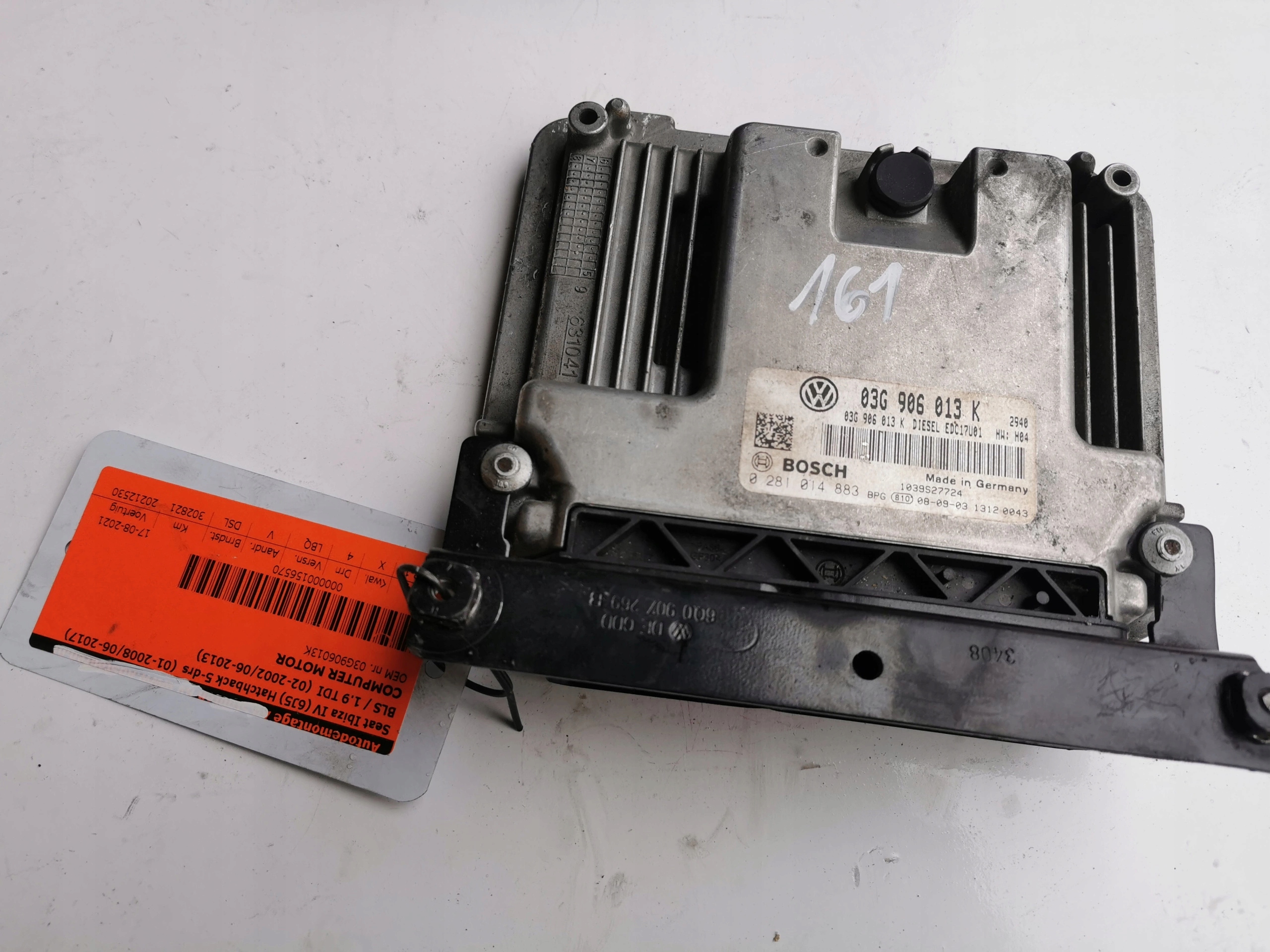 SEAT IBIZA 1.9TDI 0281014883 03G906013K computer E