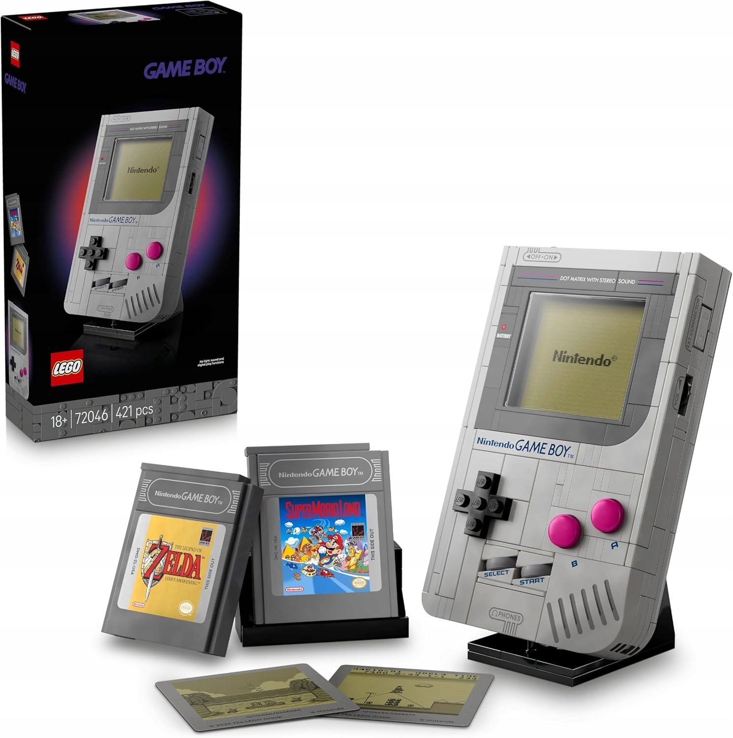 Lego Game Boy replika konzole Nintendo sada pro dospělé 72046