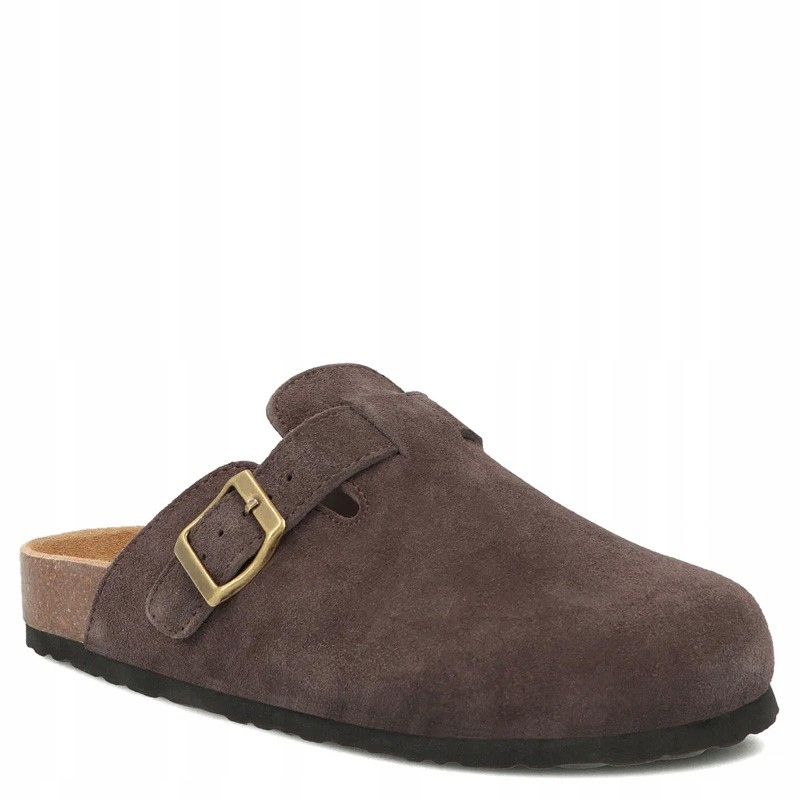 Filippo DK7918/26 Bk Čokoládové Kožené Nazouváky Barefoot 38