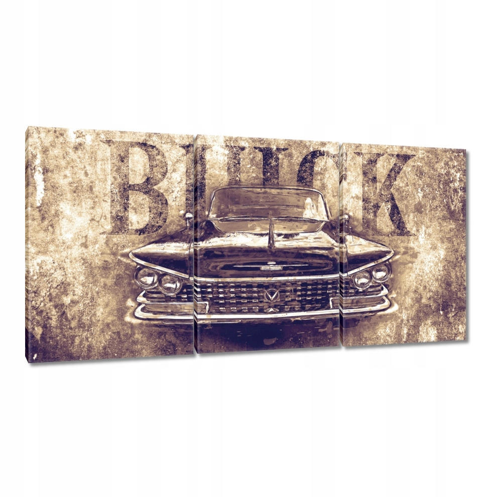 

Obrazy 120x60 Buick grafika w sepii