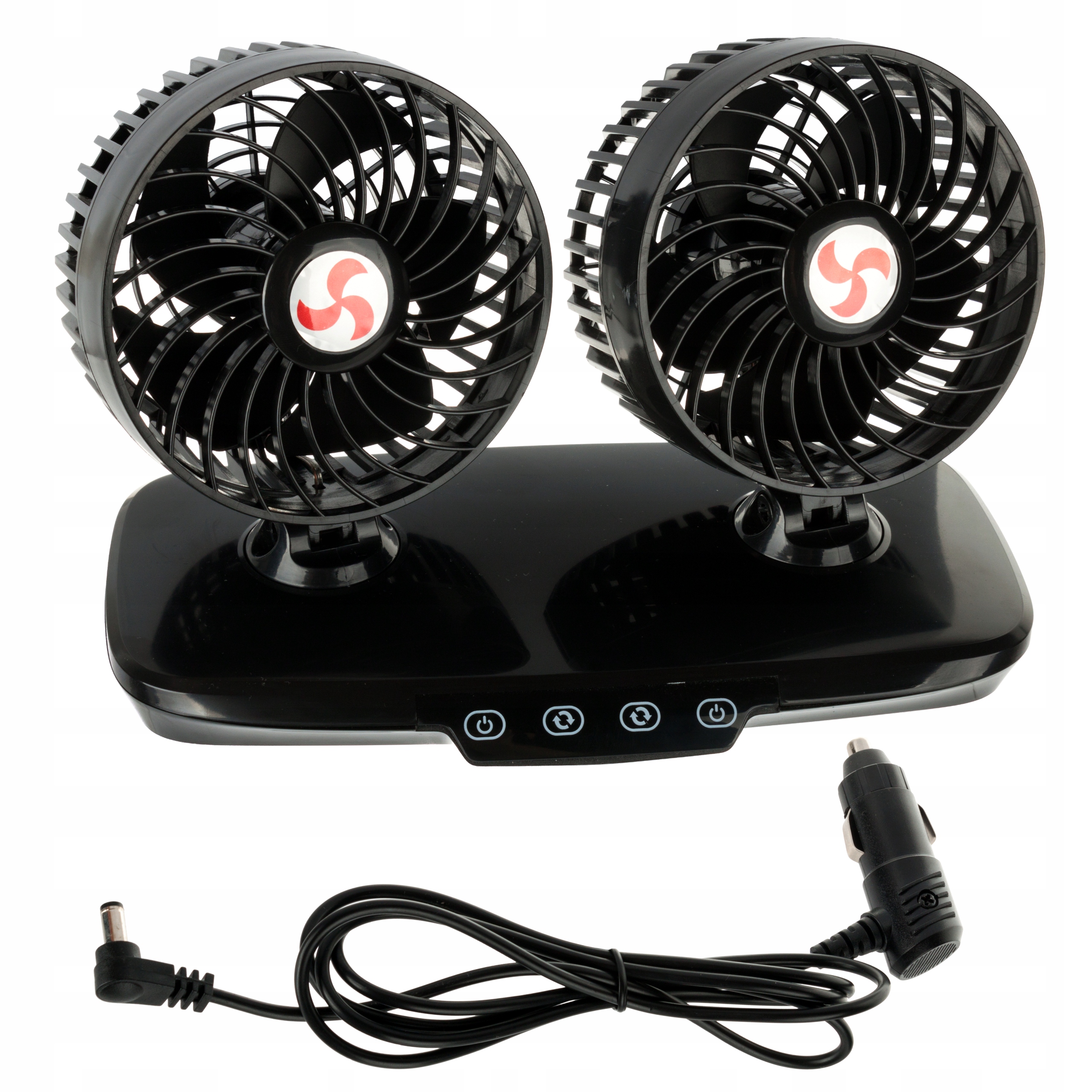 

Wentylator wiatrak samochodowy 12V obrotowy dotyk