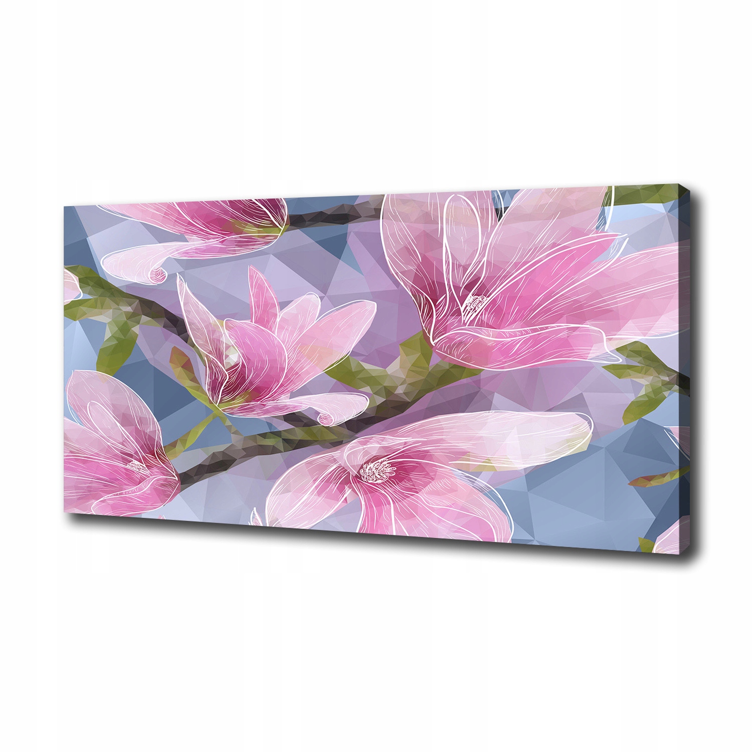 Fotoobraz obraz na plátně Růžová magnolie 100 x 50 cm