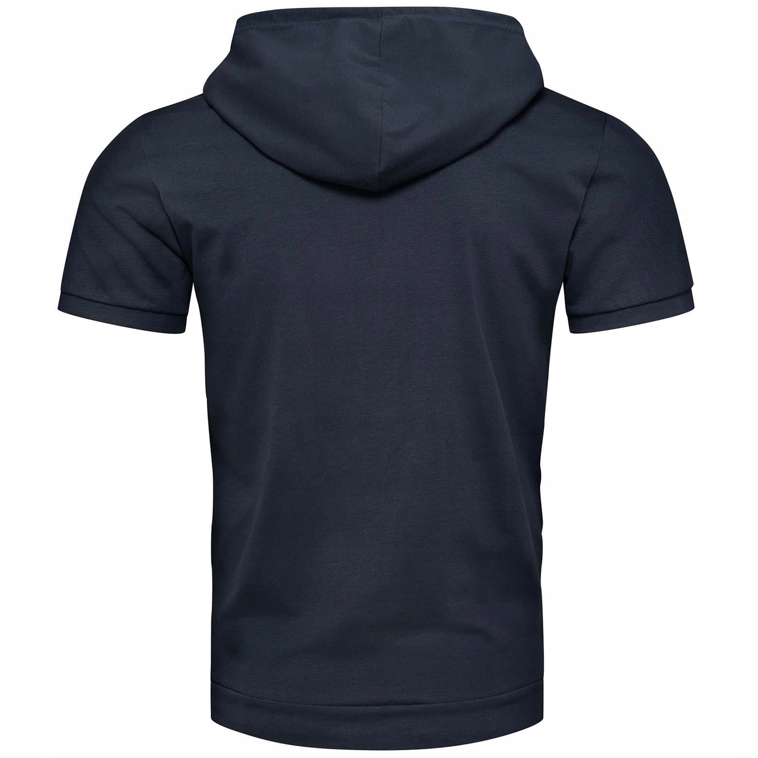 T-shirt męski z kapturem kolory koszulka męska - M Marka Recea