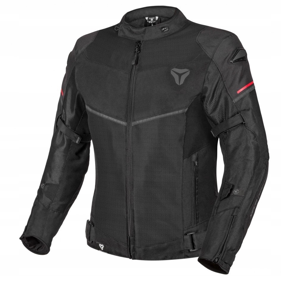 Seca Stream Evo Černá Pánská Textilní Moto Bunda Black