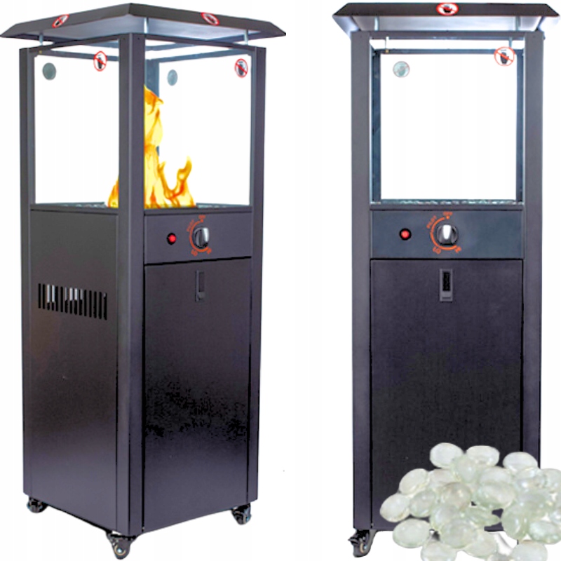 PARASOL GRZEWCZY KOMINEK TARASOWY OGRZEWACZ GAZOWY OGRÓD BALKON TARAS