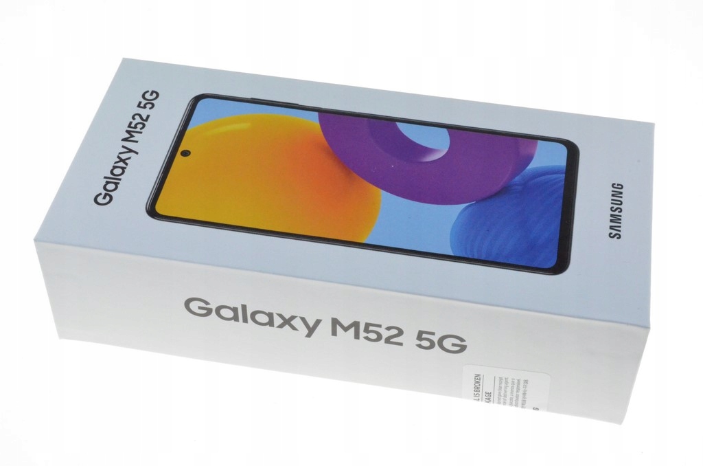 100% Nowy Samsung Galaxy M52 5G SM-M526B 6/128GB Biały 120Hz