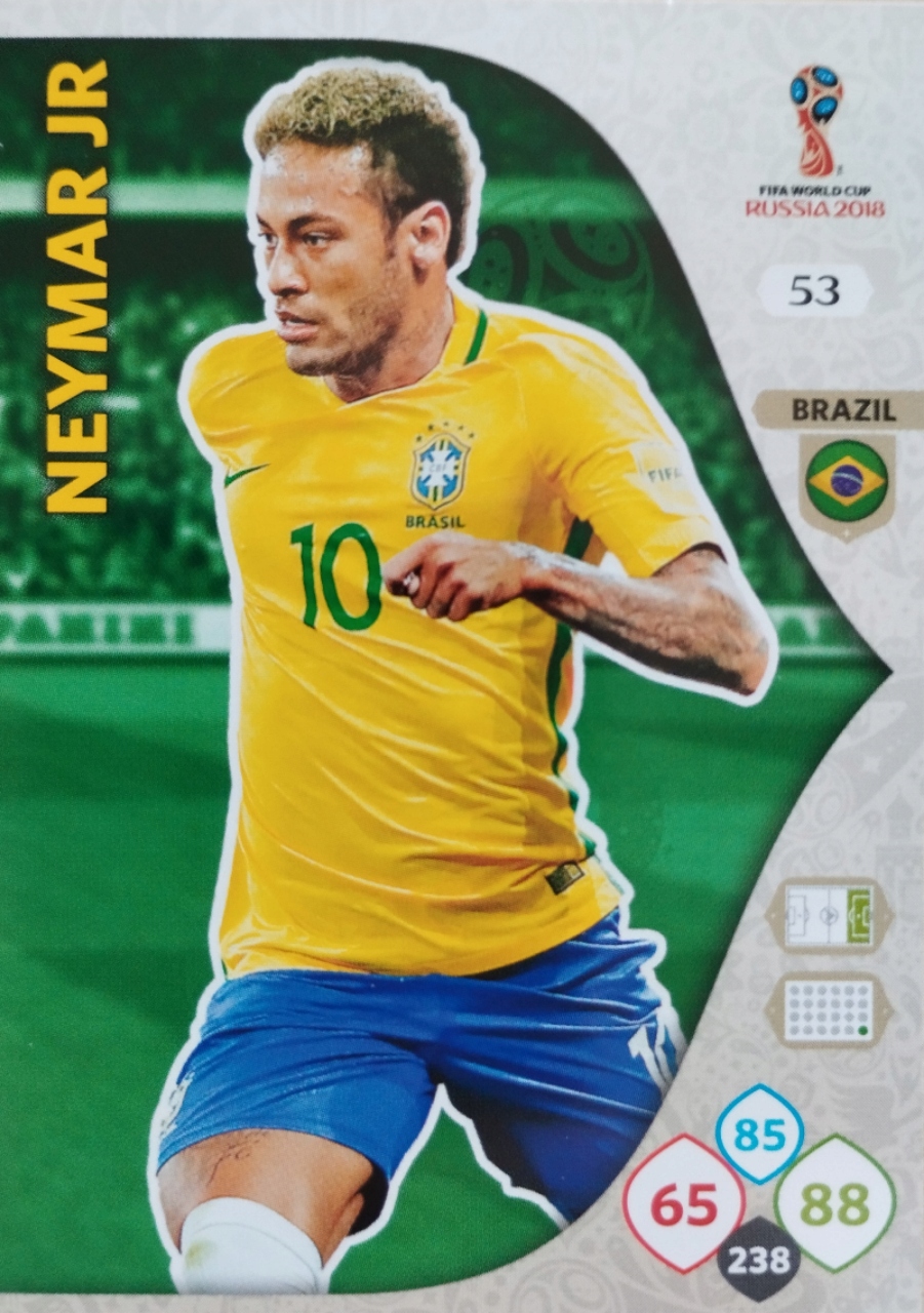 World Cup Russia 2018 Team Mate 53 Neymar Jr