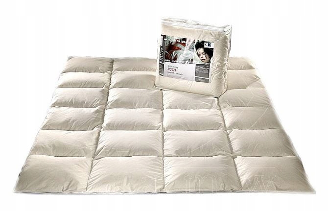 

Amw Kołdra Puch 200x200 Całoroczna 1800g Ecru