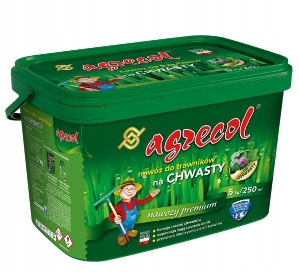 Agrecol Hnojivo pro zaplevelené trávníky, 5 kg