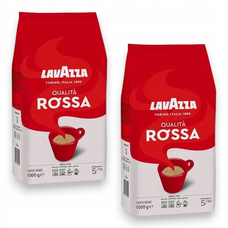 Levně Lavazza Qualita Rossa míchaná Káva 2x 1000 g