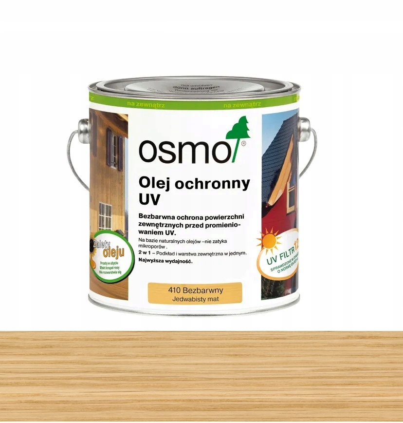 OSMO OLEJ OCHRONNY UV EXTRA BEZBARWNY 420 0,125L