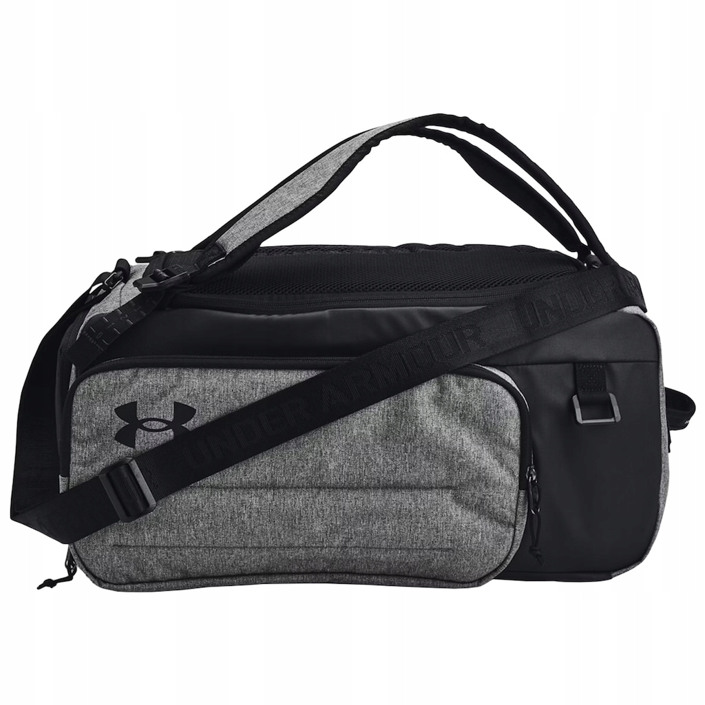 Sportovní taška Under Armour Duo Bp Duffle S 40 l Grey Heather černá