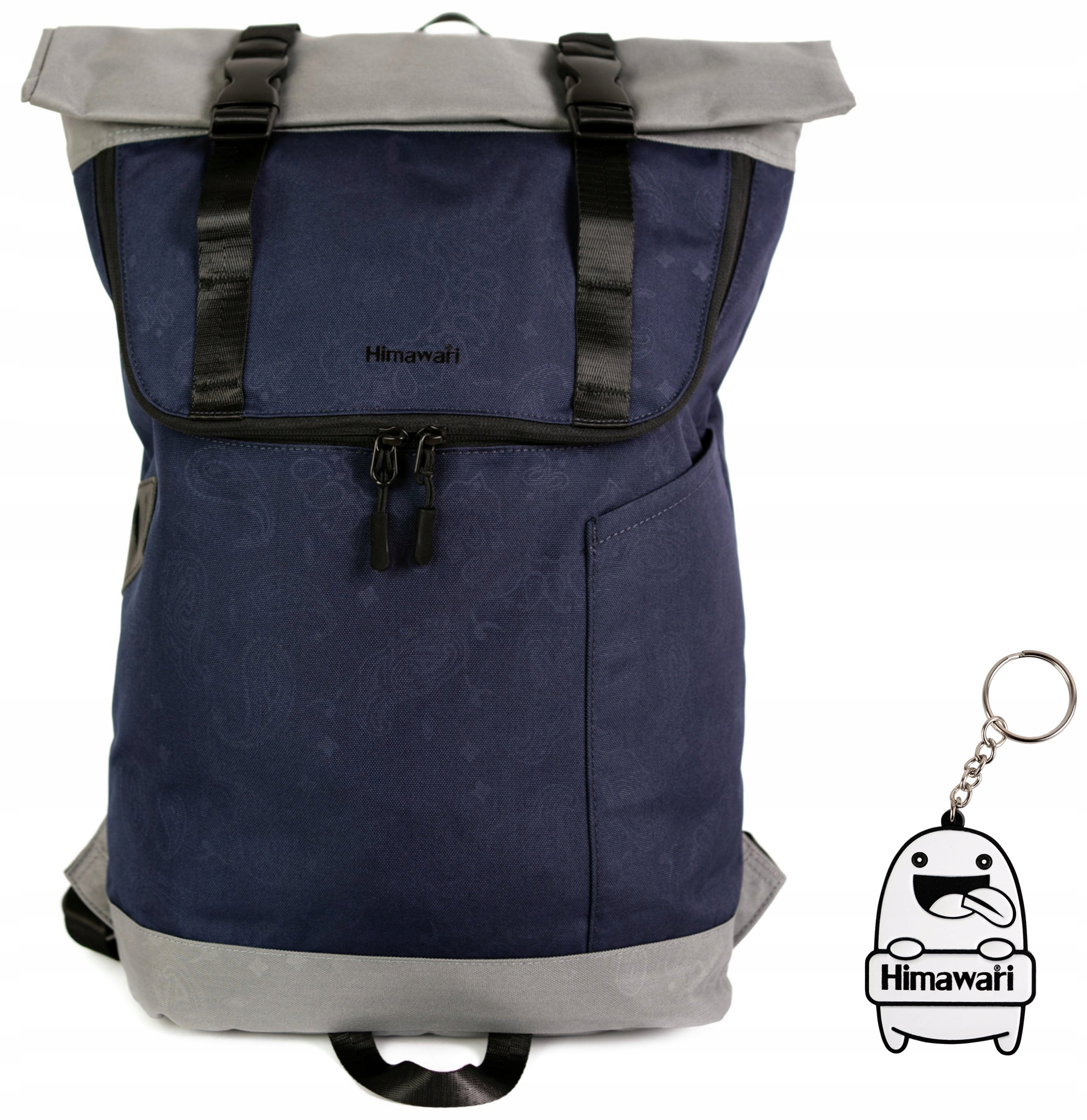 Batoh Himawari Roller XL – prostorný kurýrní batoh na nákupy, tmavě modrý