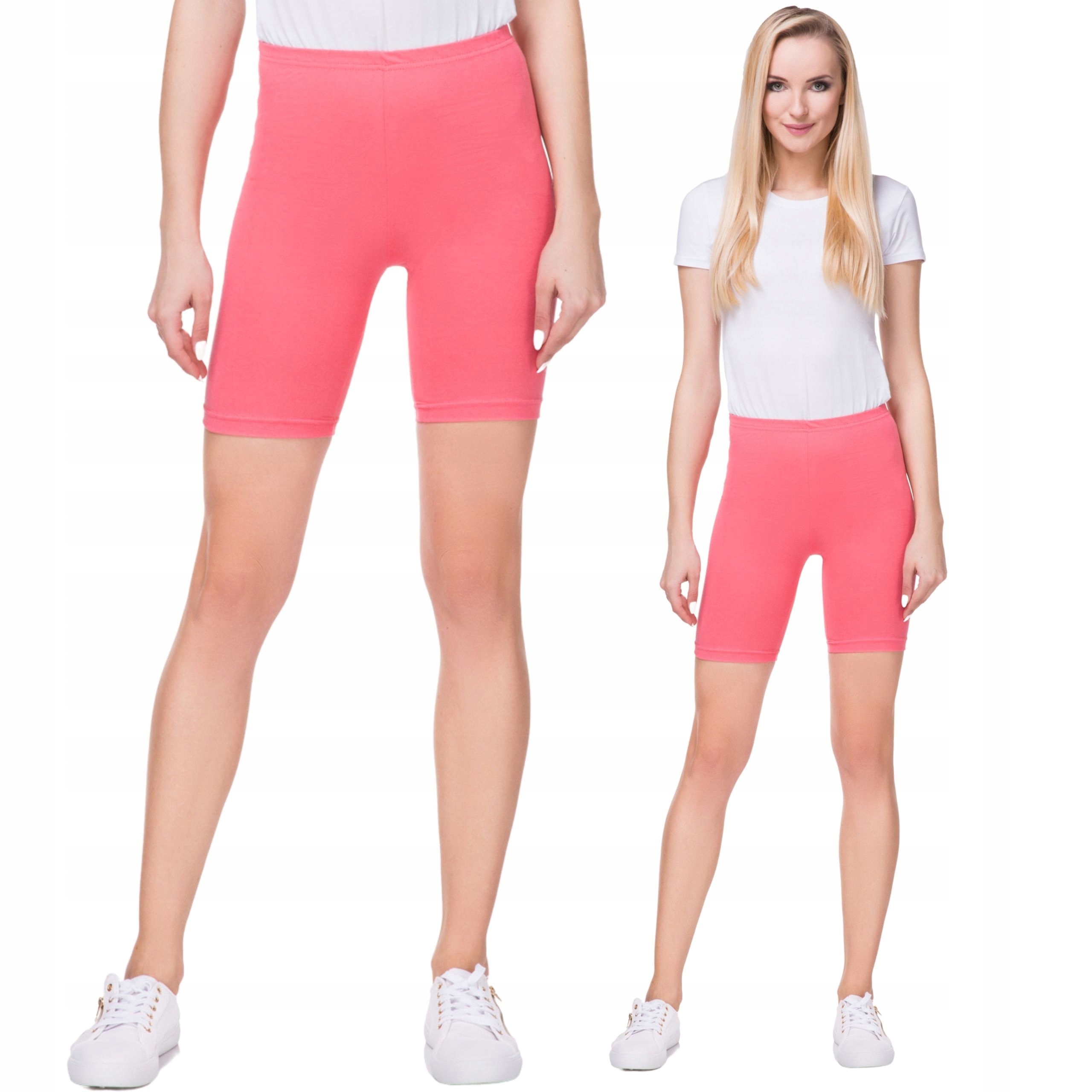 

Legginsy 1/2 Kolarki Damskie Krótkie Getry Lk- 2XL