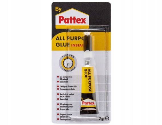 Klej Uniwersalny Błyskawiczny Instant Pattex 7 g