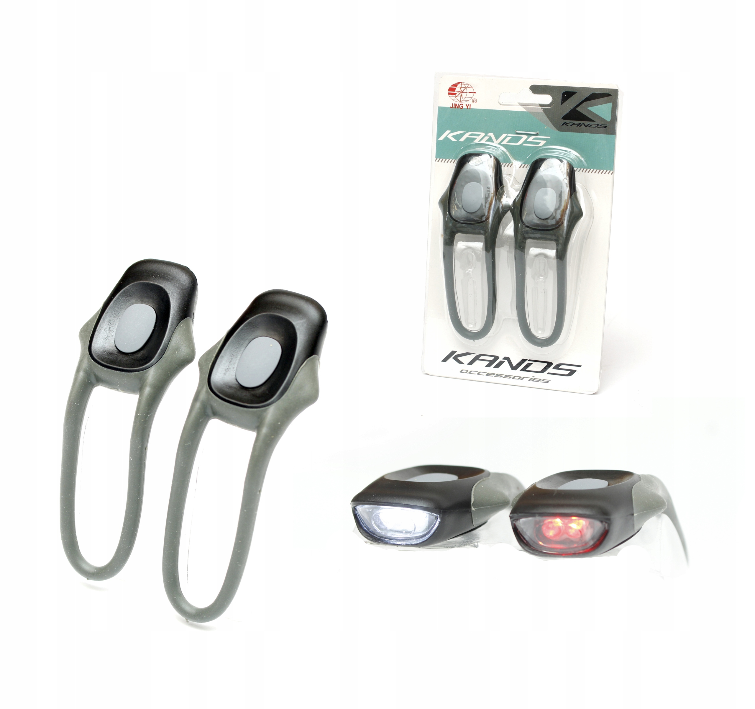 LAMPKA ROWEROWA PRZEDNIA TYLNIA LED Mocne światło