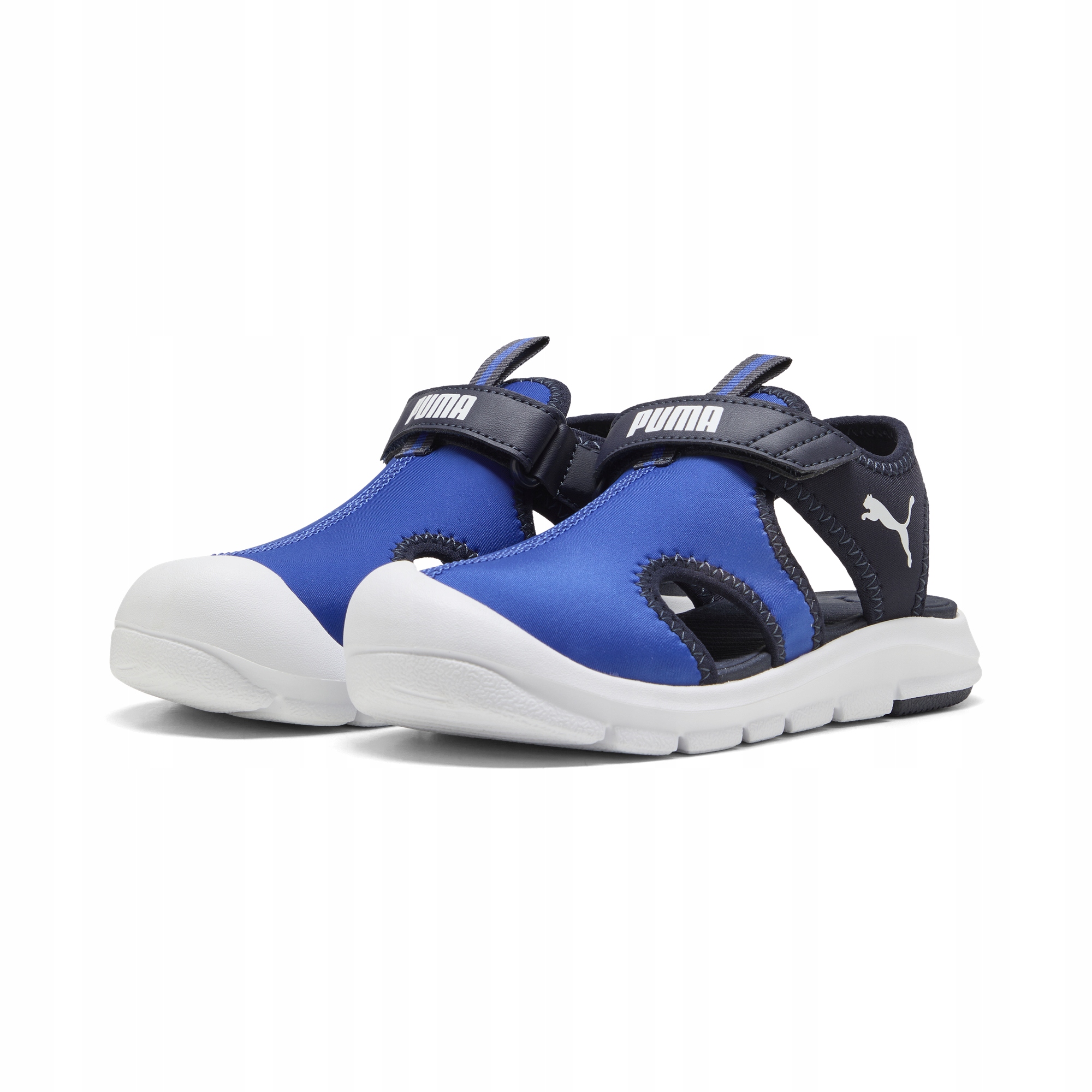 Sandałki dziecięce sportowe Puma Fun Racer 40058402 niebieskie lekkie 29