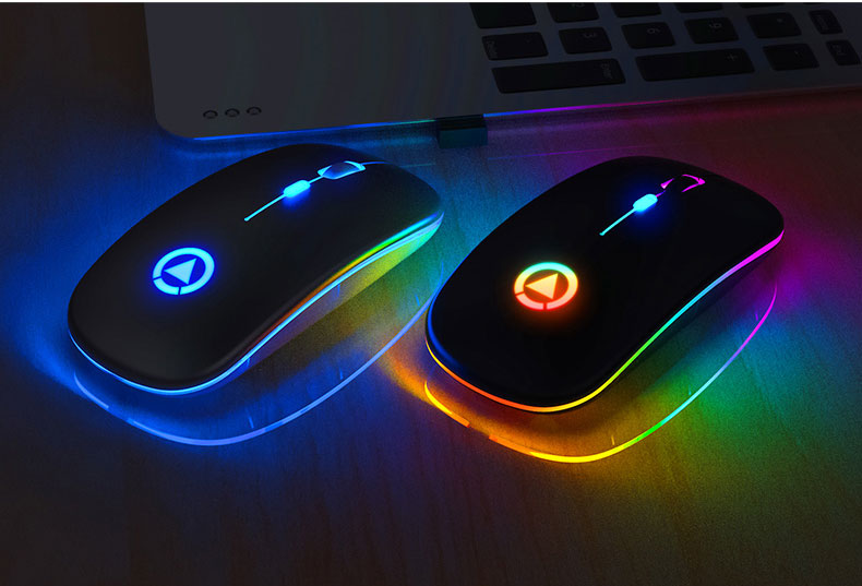 CICHA MYSZ BEZPRZEWODOWA DO LAPTOPA PODŚWIETLANA Rozdzielczość myszy 1600 dpi