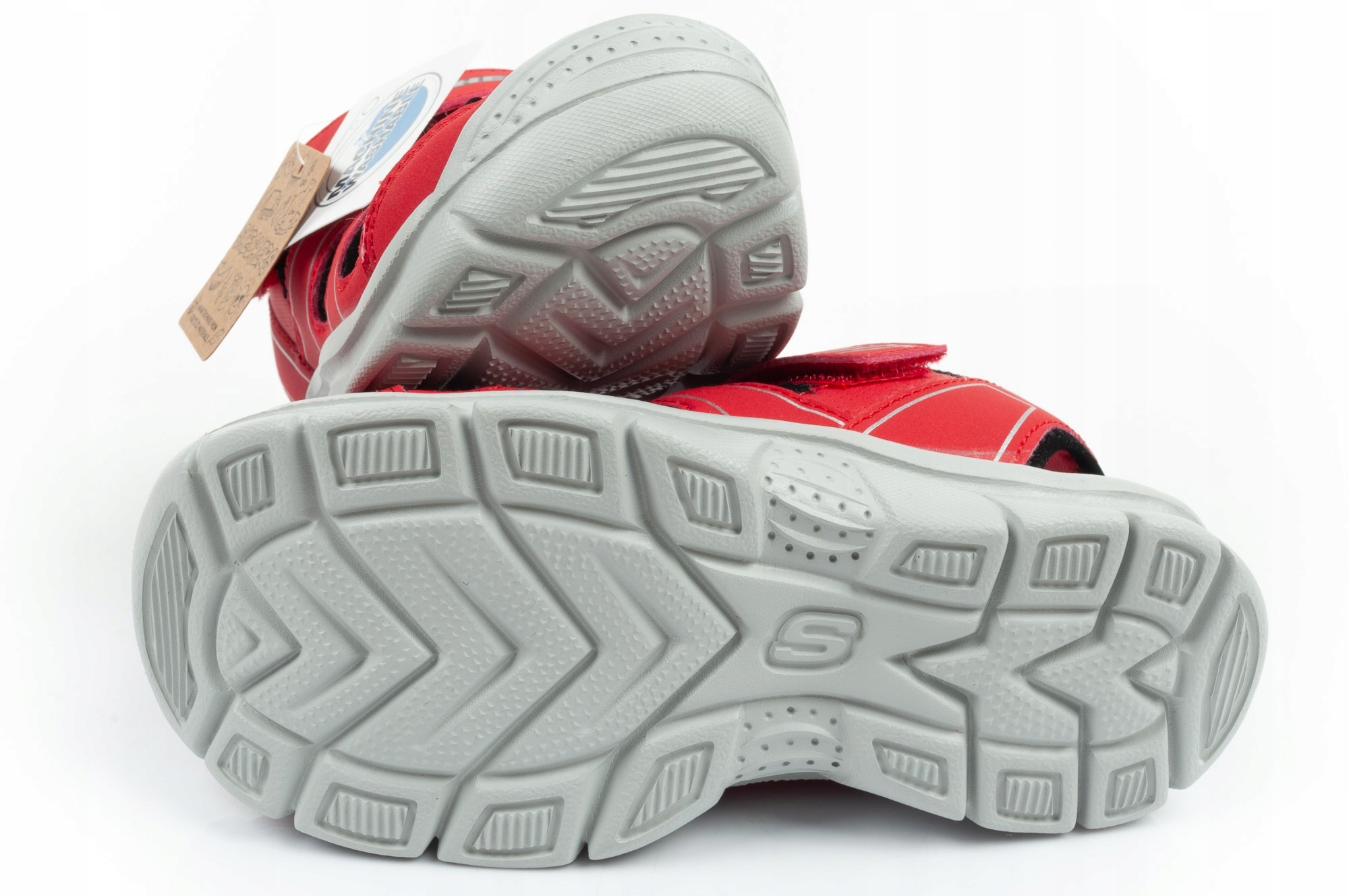 Buty sandały dziecięce Skechers Relix 406520L/RDBK Długość wkładki wew. 22 cm