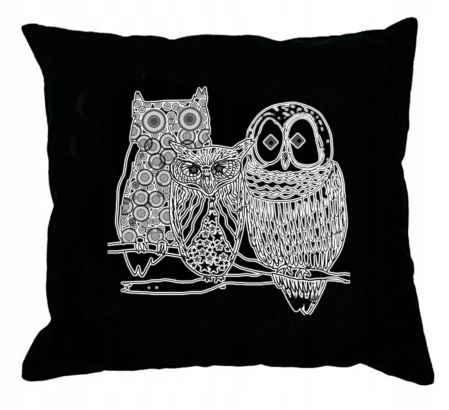 

Poduszka Dekoracyjna Sowy Owls Zwierzak Ptak
