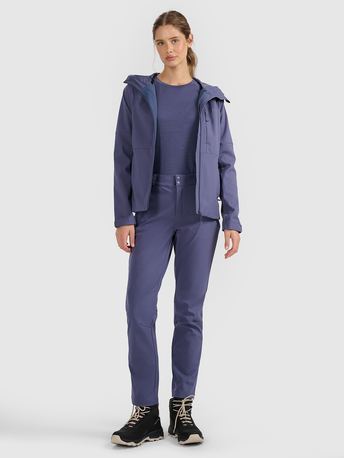 Dámské Trekové Kalhoty 4F Softshellové S Membránou TFTRF0988 AW25 XL