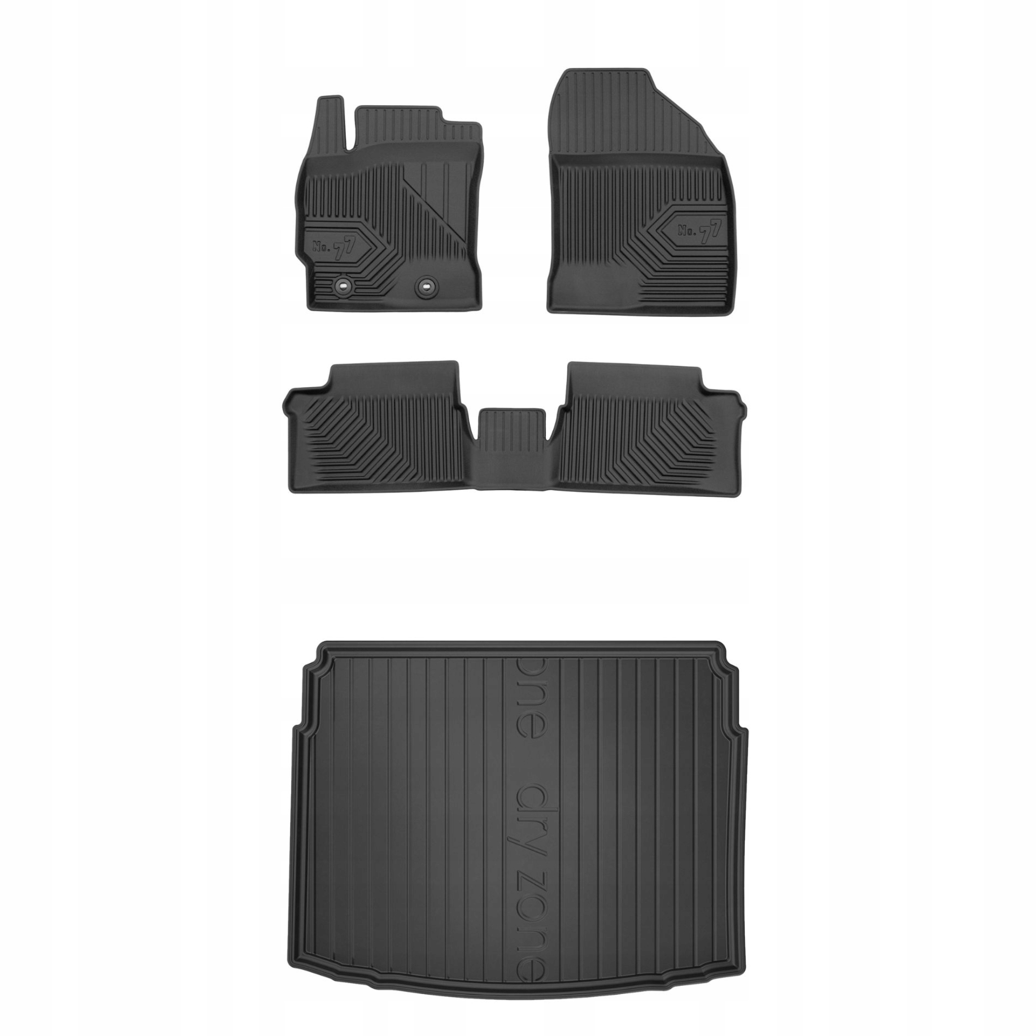 Sada gumových kobercov a rohoží pre Toyota Auris II