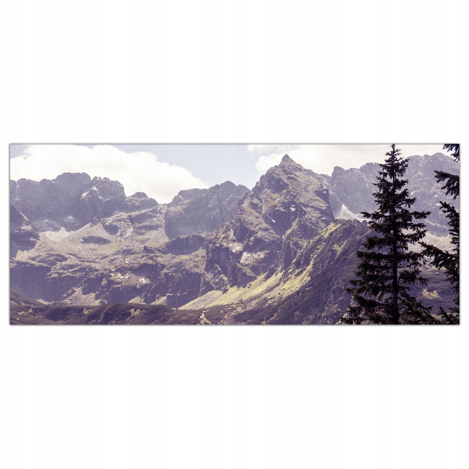 Tatry Hory Krajina 125x50 Panely tvrzené sklo