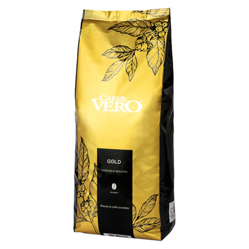 Levně Caffe Vero Qualita Oro káva 1 kg Dovoz Itálie
