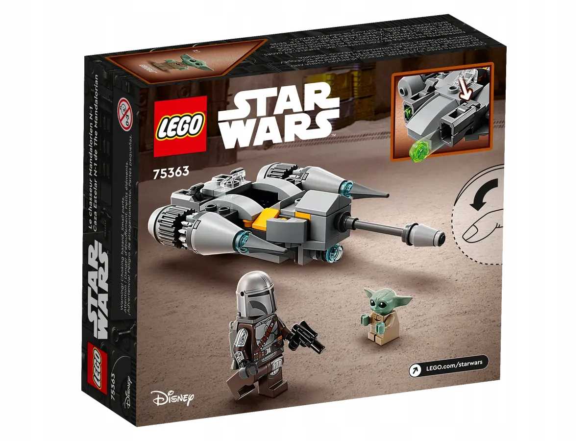 75363 Lego Star Wars Stíhačka N-1 Mandalorianina v mikroměřítku