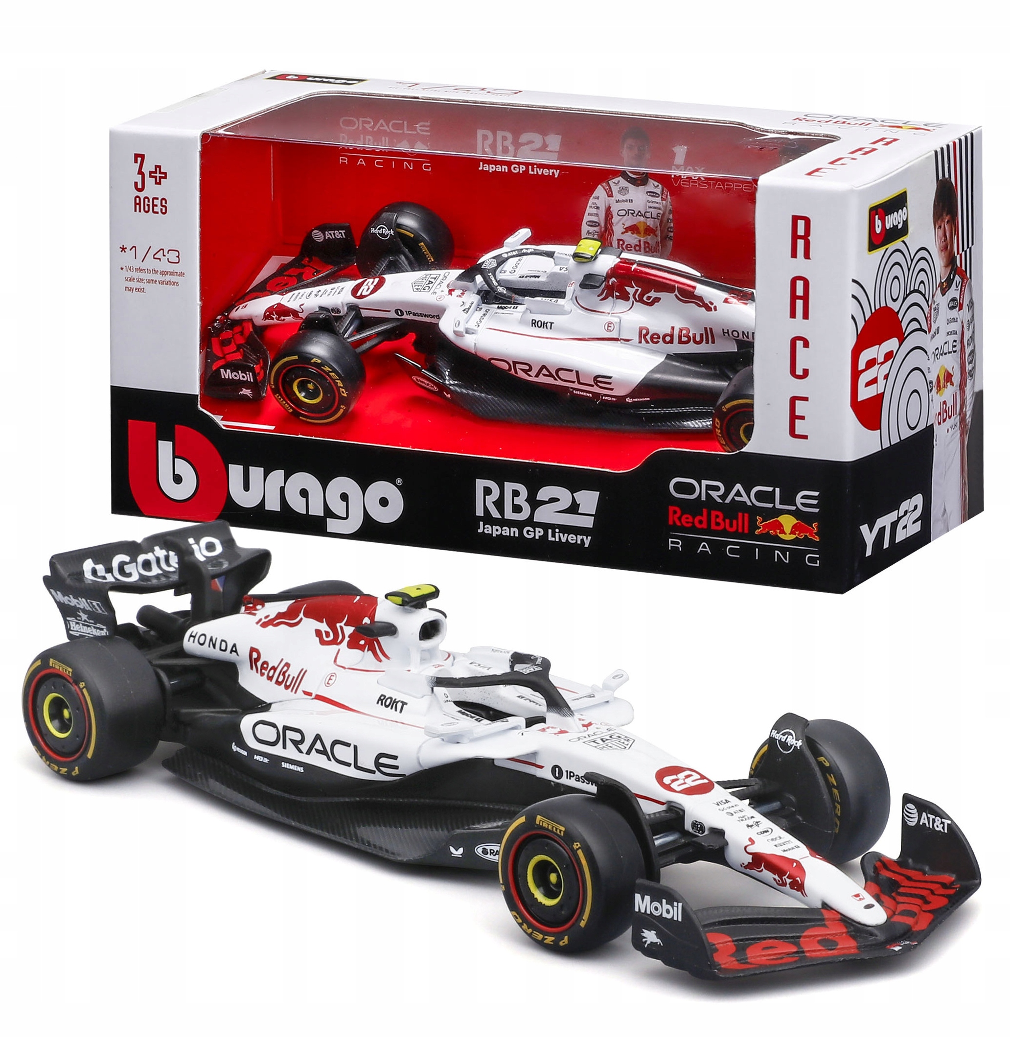 BBU 1:43 Formula Oracle RB21 #22 Y.Tsun..38233_22 BBU