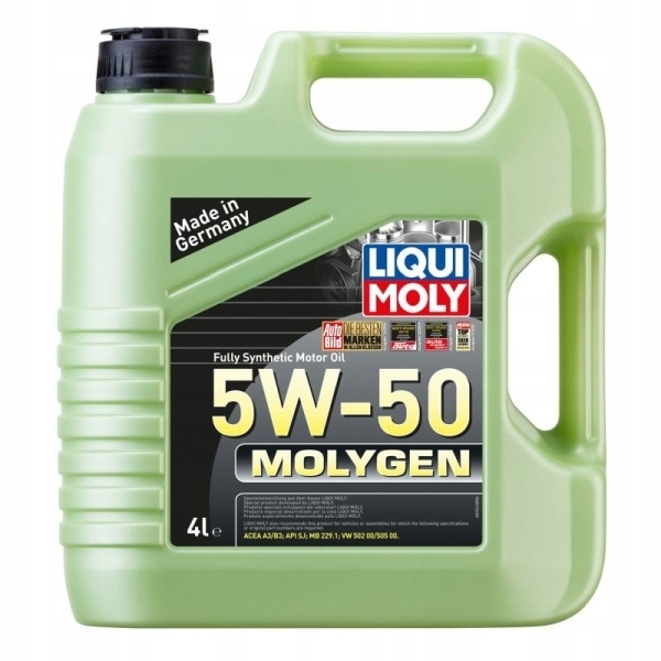 Liqui Moly Olej 5V50 4L Molygen Sj/cf/ 229.1/ 502.00 505.00