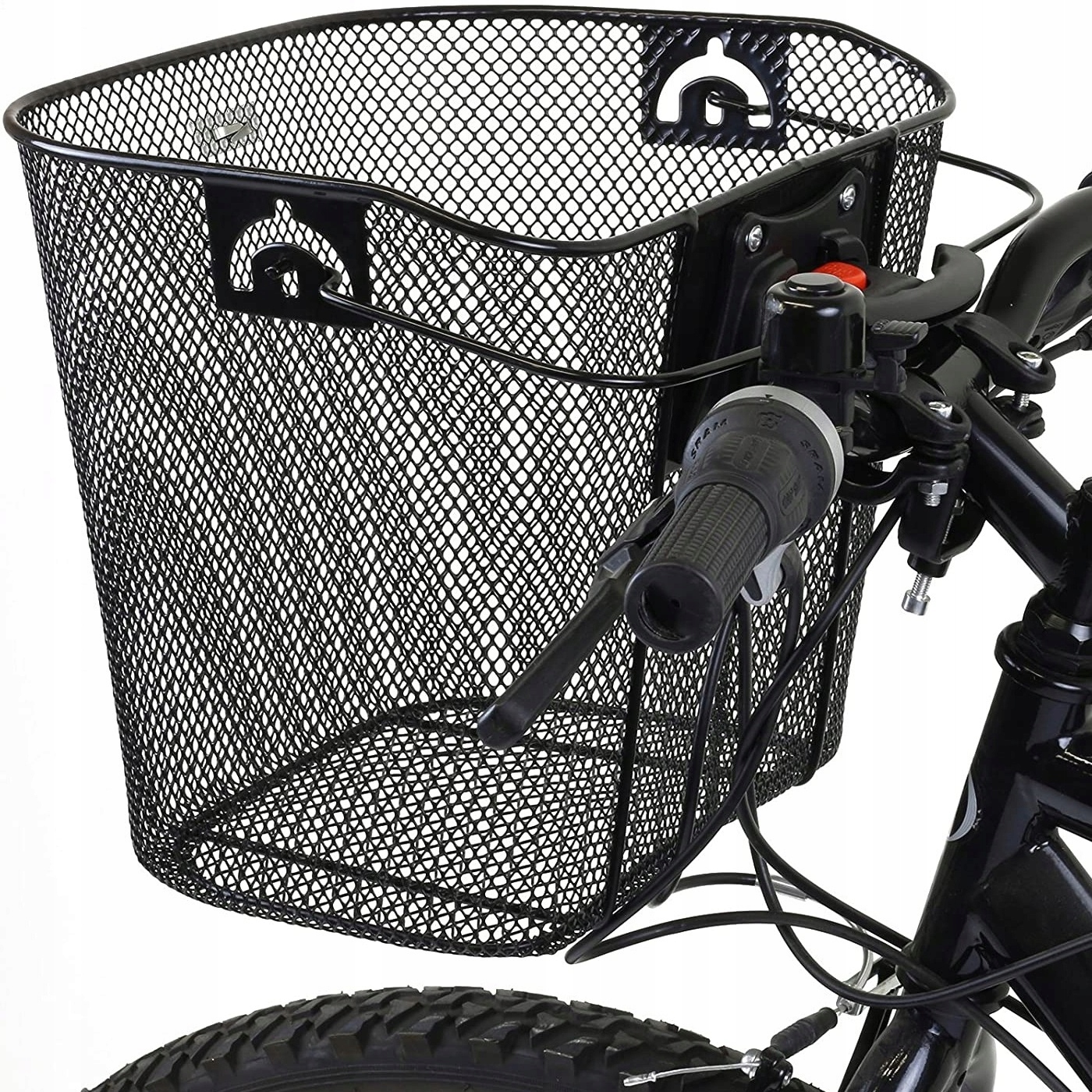 

Kosz Rowerowy Na Kierownicę Metalowy Duży Na Click