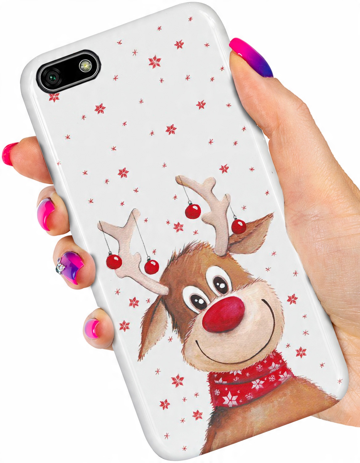 

Etui Świąteczne Case do Huawei Y5 2018 Szkło