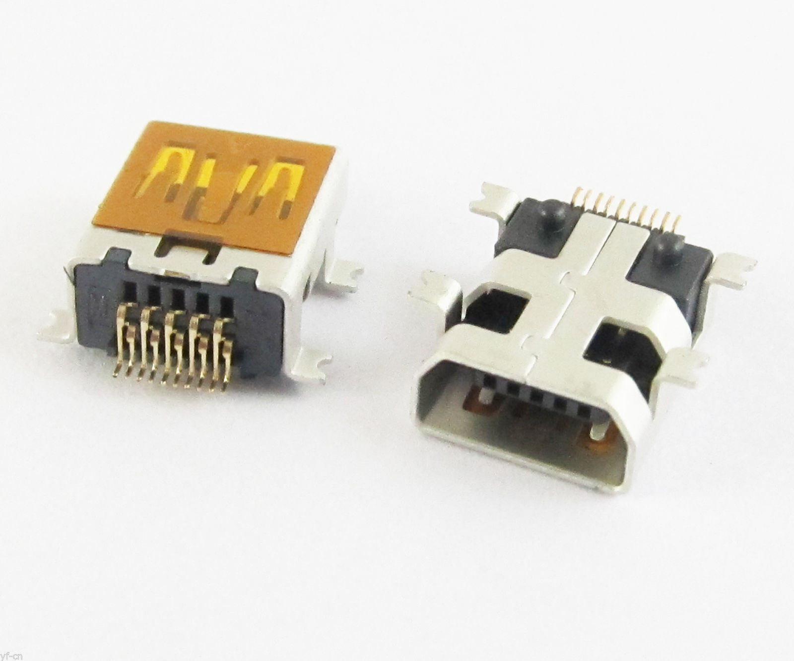 GNIAZDO MINI USB miniUSB 4-nogi SMD 10pin Navi Lark Clarion Manta GOCLEVER Złącza wtyk miniUSB typ A