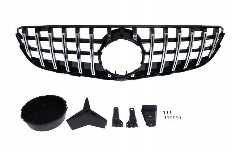 GRILL MERCEDES BENZ W253 GT-R LOOK CHROME-GLOSS BLACK 16-19
