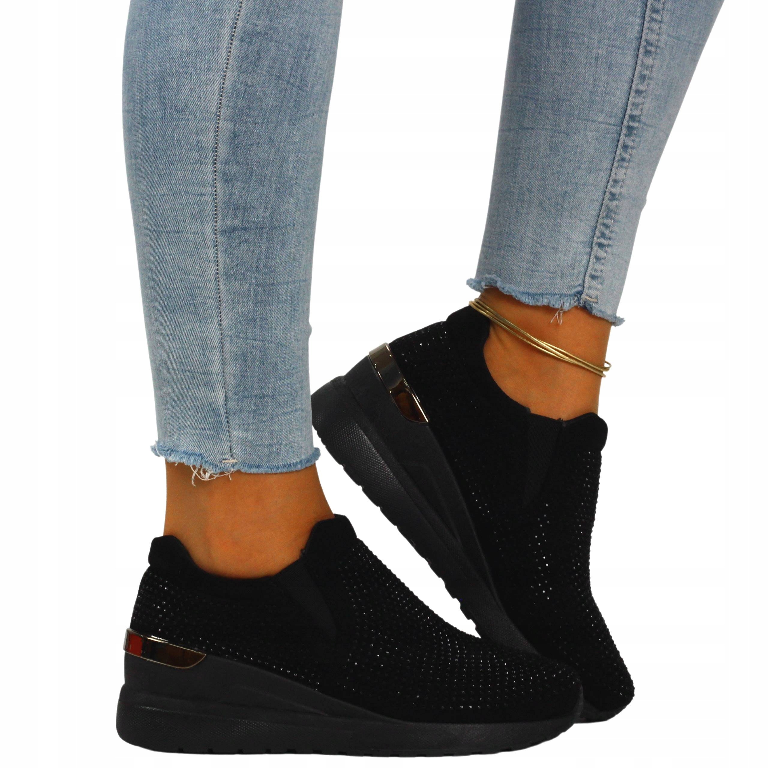 

Buty Damskie Sportowe Sneakersy Wsuwane