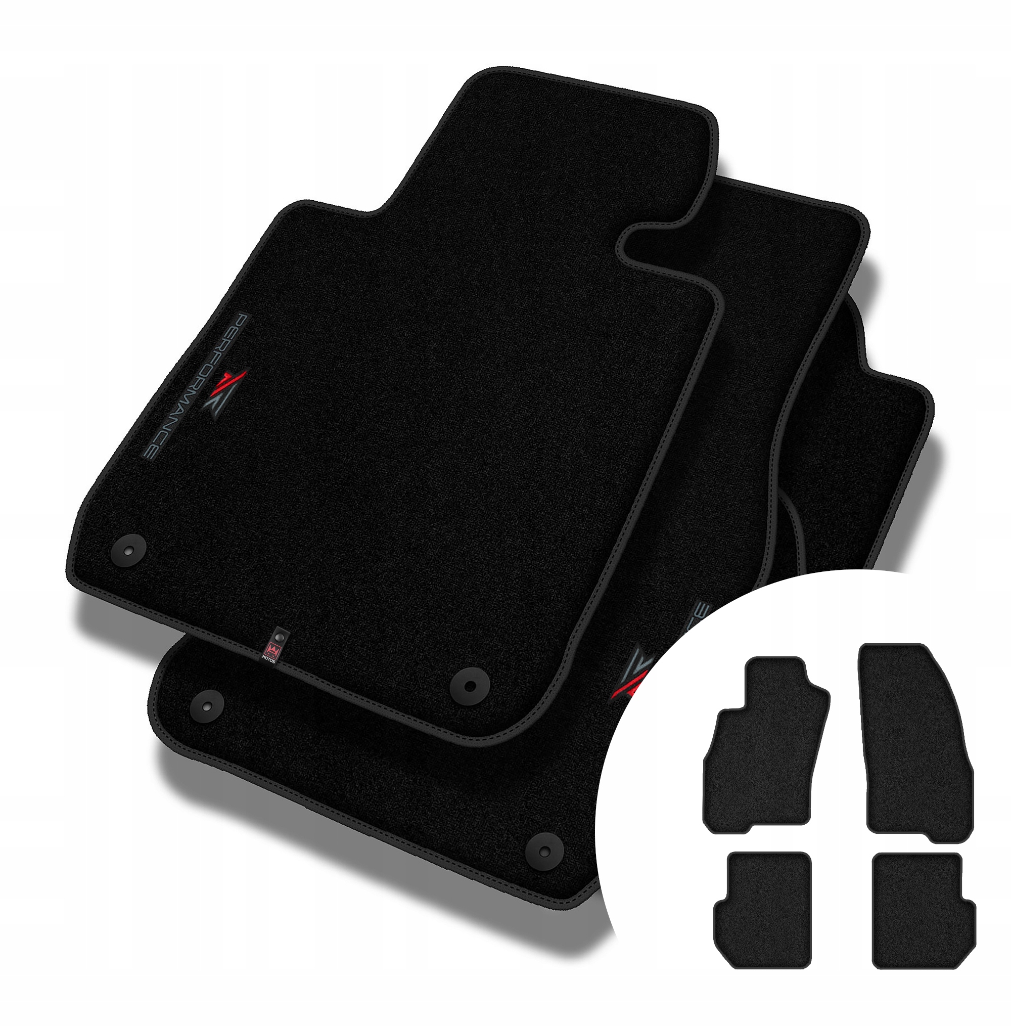 Velúrové koberčeky Performance Premium pre Fiat Punto Evo 2009-2012
