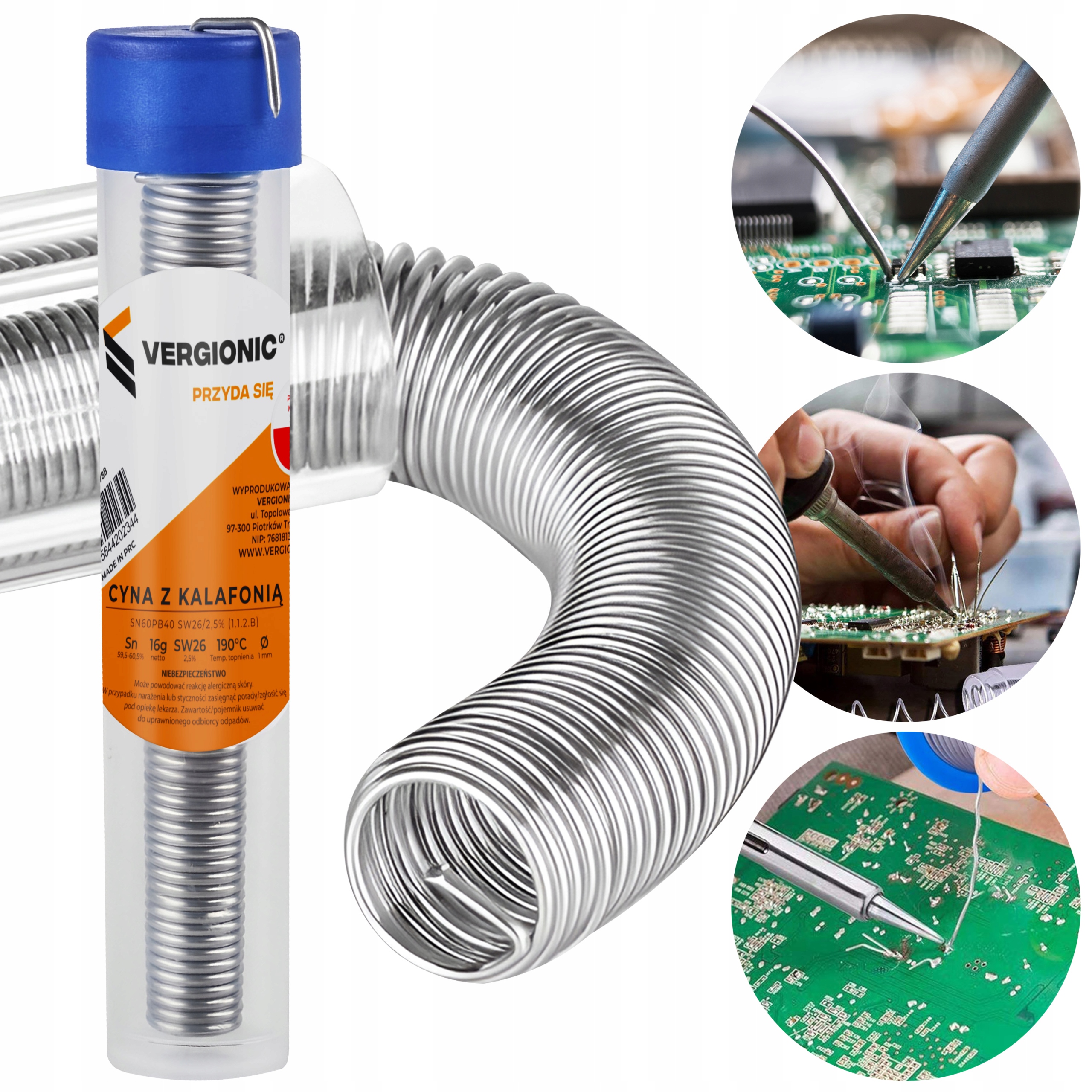 Cyna z kalafonią do lutowania