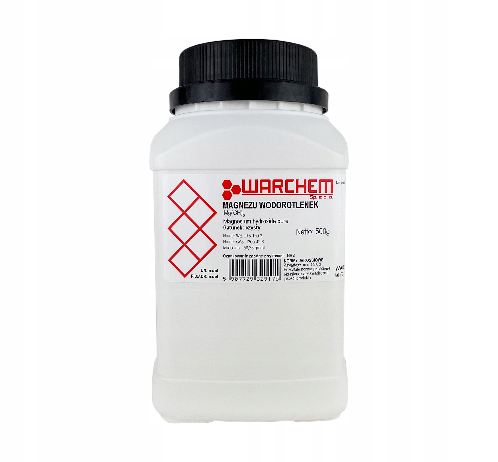

Wodorotlenek Magnezu czysty 500g