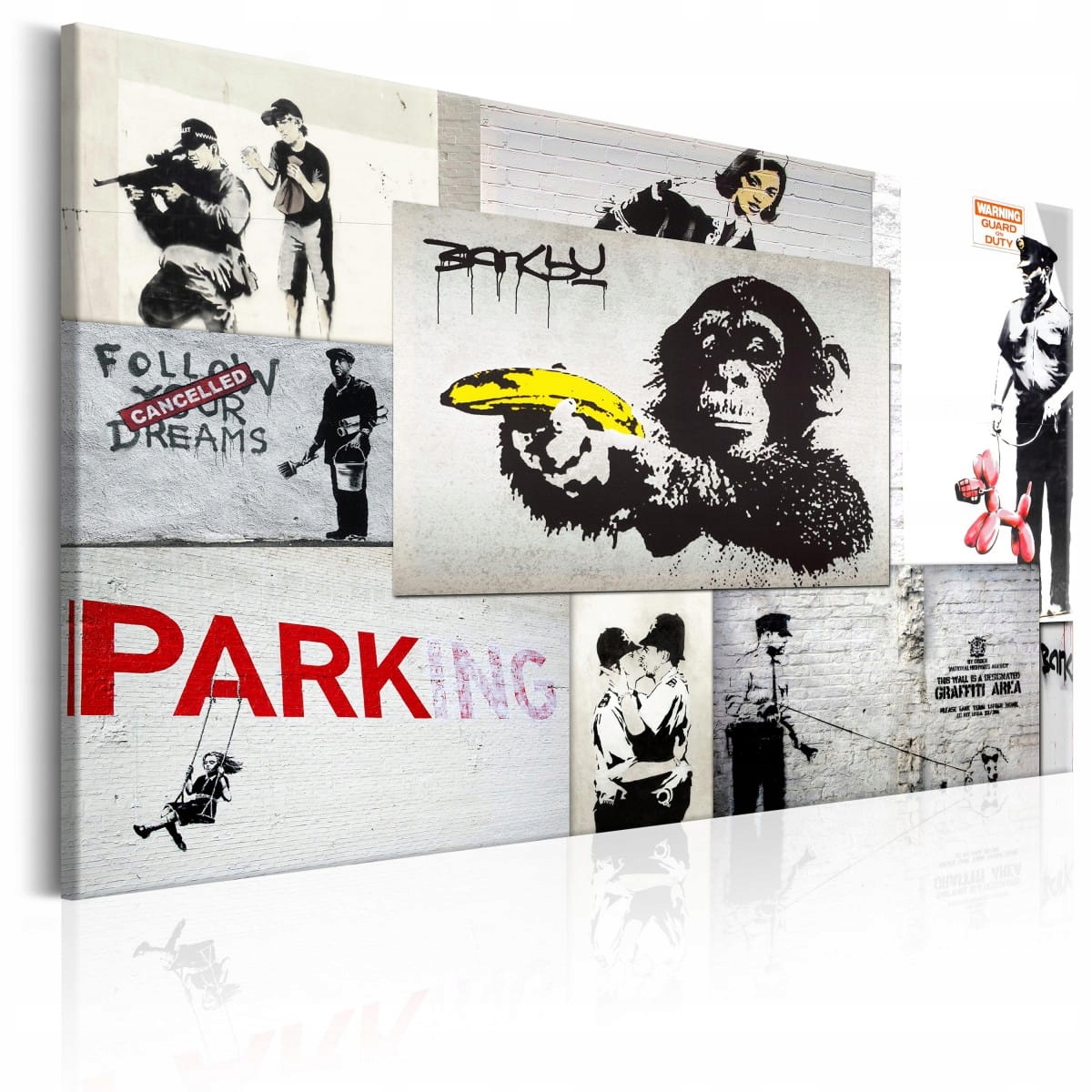 

Obraz - Banksy: Policyjne fantazje - 120X80