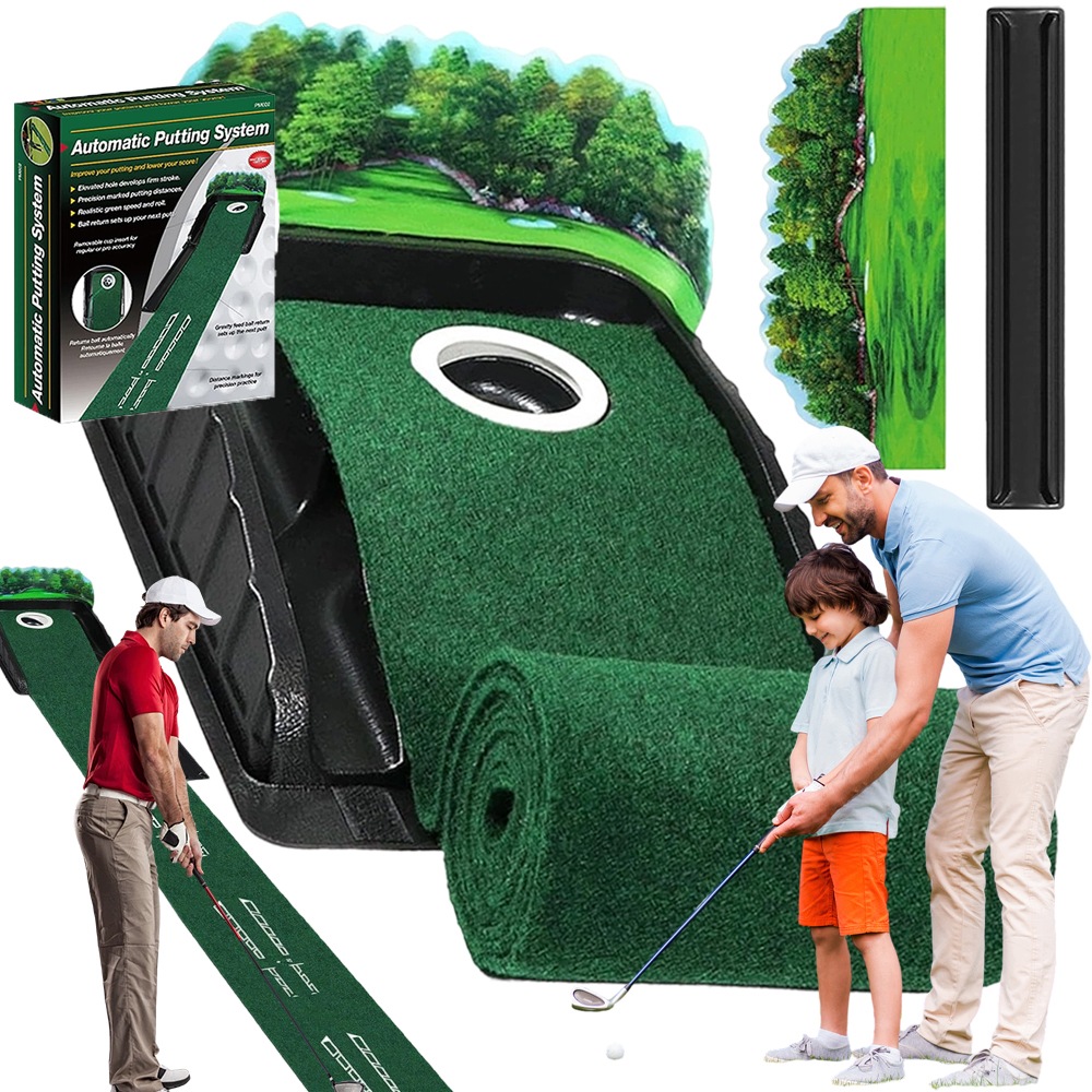 Mata Do Puttingu Golfowego Z Automaty Piłki Sprawność Codziennych Ćwiczeń