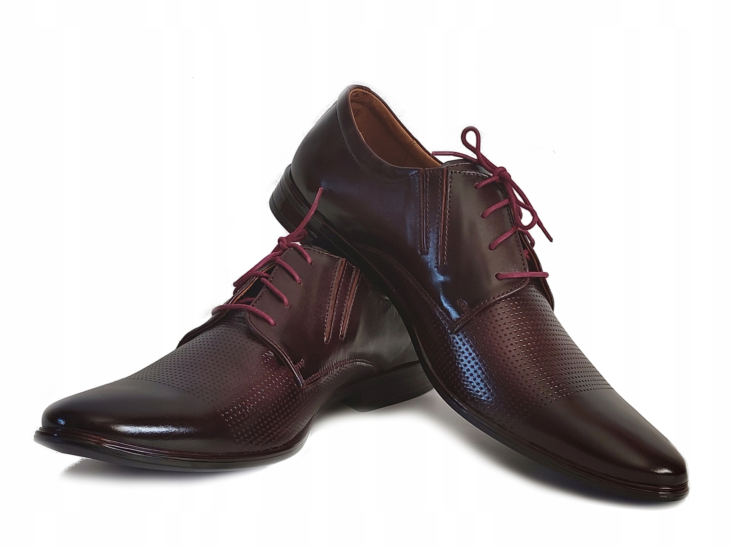 482 společenské boty Polské višeň 39 Kůže