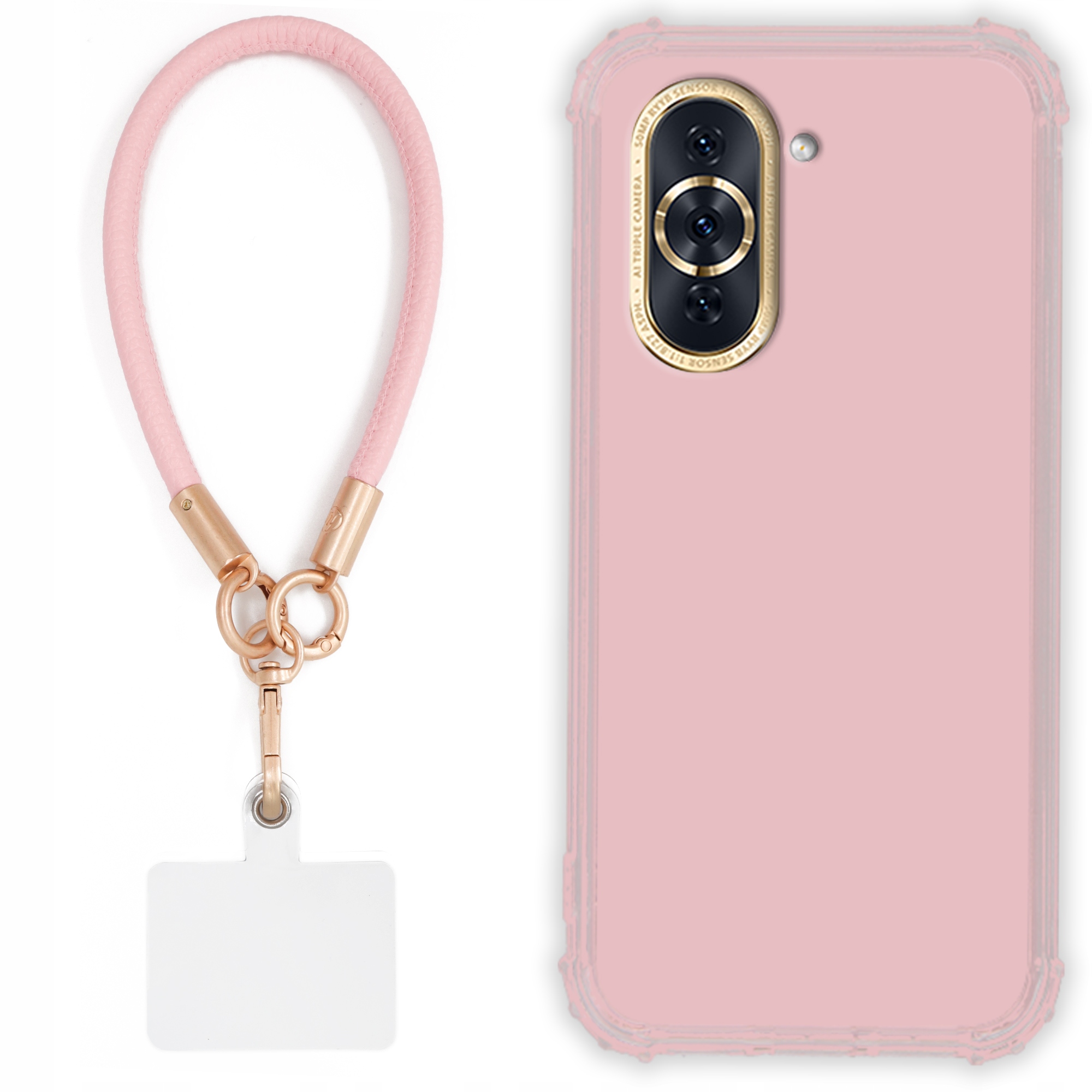 Pouzdro pro Huawei Nova 10 Pro Case Antishock Pinky Růžové vodítko Sada Tpu