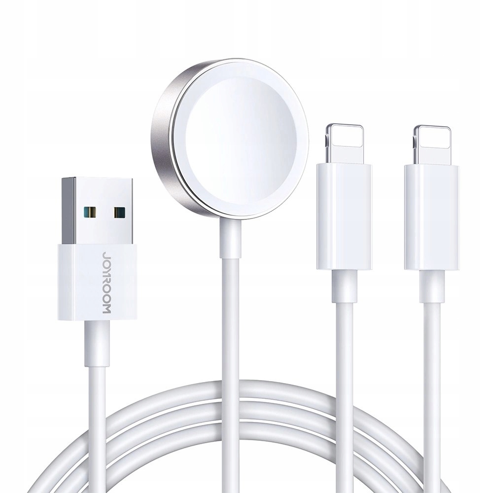 Kabel 3 w 1 Joyroom S-IW007 magnetyczna ładowarka Usb-a Lightning 1.2m