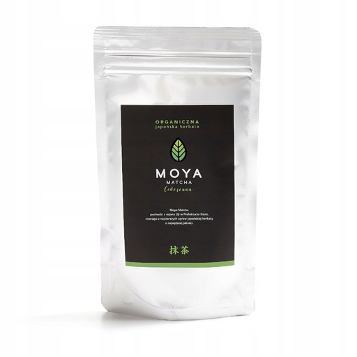 Moya Matcha Codzienna japońska zielona herbata sproszkowana Bio 100g