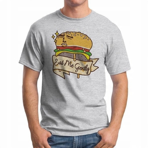 

Koszulka T-Shirt Eat Me Gently Erotic Burger M