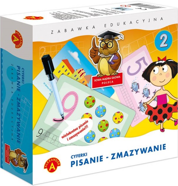 

Gra Edukacyjna Cyferki Pisanie Zmazywanie 2 Sowa