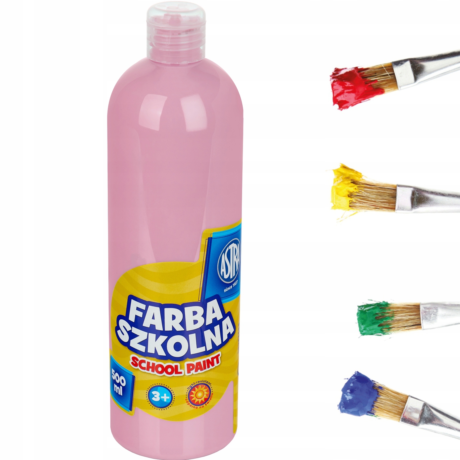 

Astra Farba Szkolna Plakatowa 500 ml różowa jasna