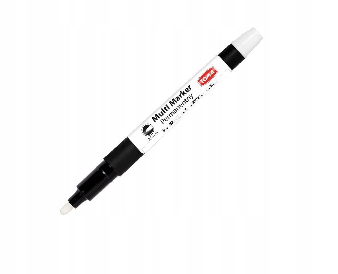

Trwały Marker Toma Kolor Biały do Płyt Szyb